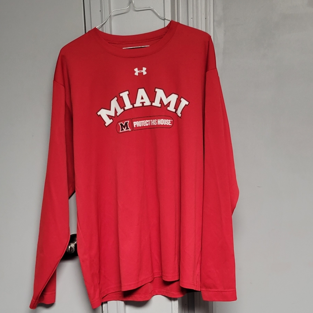 Miami University Redhawks UA Pullover Shirt